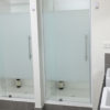 Air Canada employee showers at Toronto Pearson International Airport