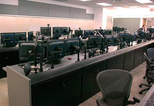 Air Canada support spaces at Toronto Pearson International Airport